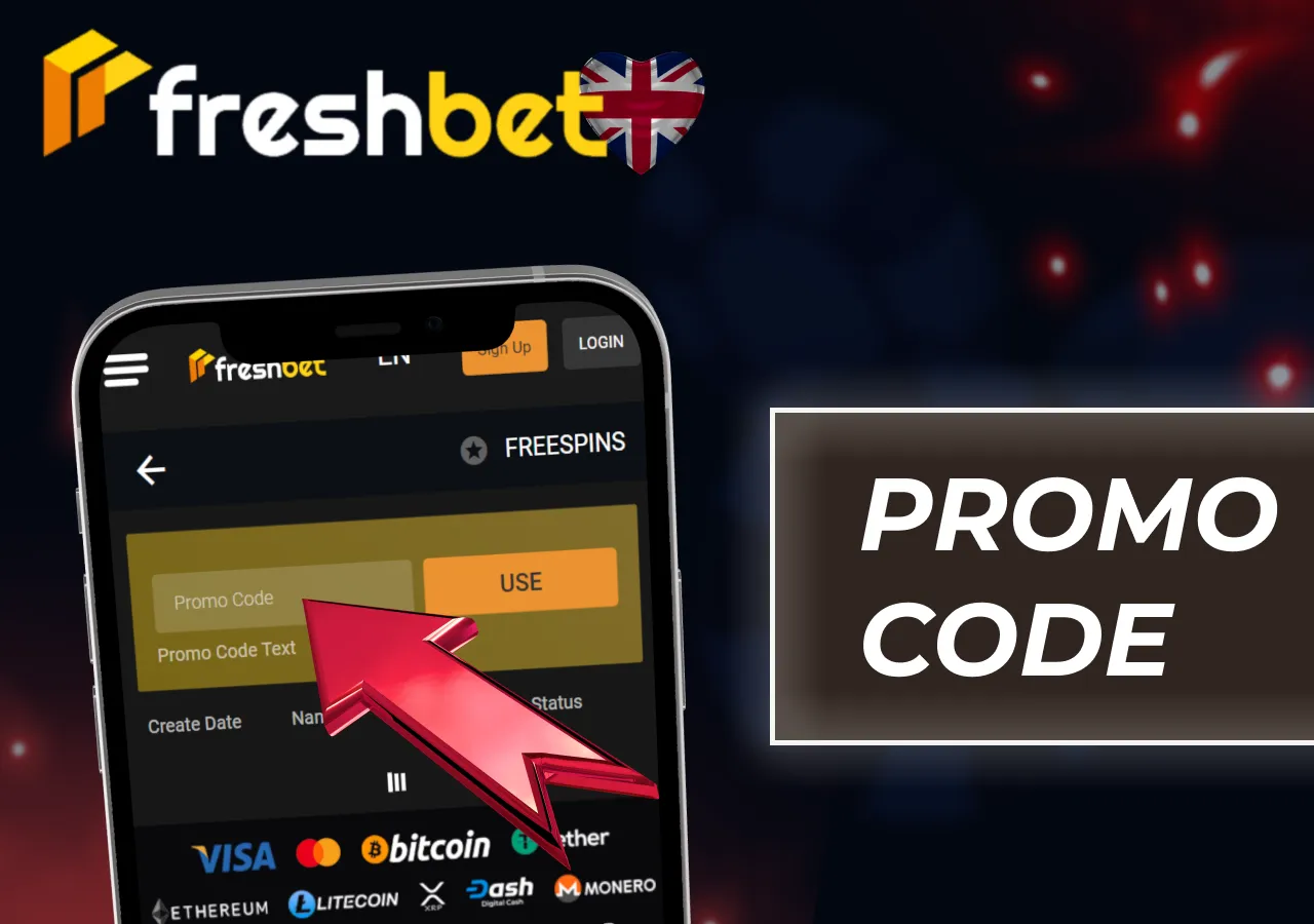 How bonus promo codes work for players located in the United Kingdom.